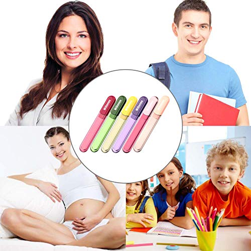 Particular Glass Nail File with Case MiDenso 2nd Generation Double Sided Crystal Beauty Nail Filer Salon Nail Polish Top Christmas Stocking Superior Quality Gift Idea for Men, Women,Lemon Yellow