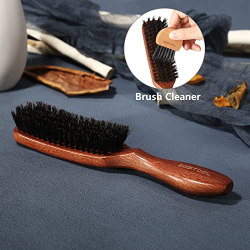 BESTOOL Hair Brush, Boar Bristle for Women Men, Detangling & Styling, Natural Bristles for Thin, Fine Hair