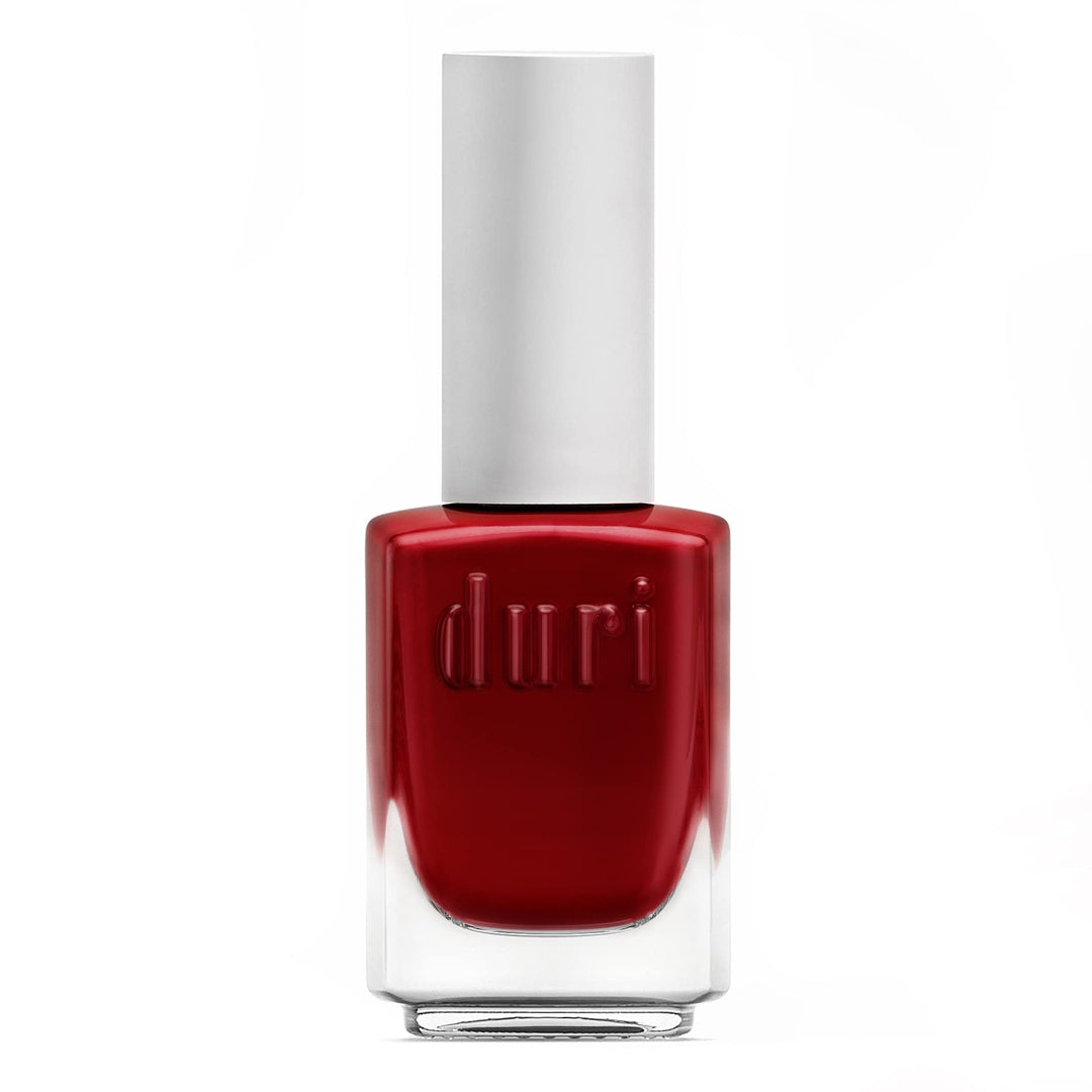 Duri Nail Polish, 688 Red Velvet, Sexy Red, Full Coverage, Glossy Finish, Fast Drying, 0.5 Fl Oz.