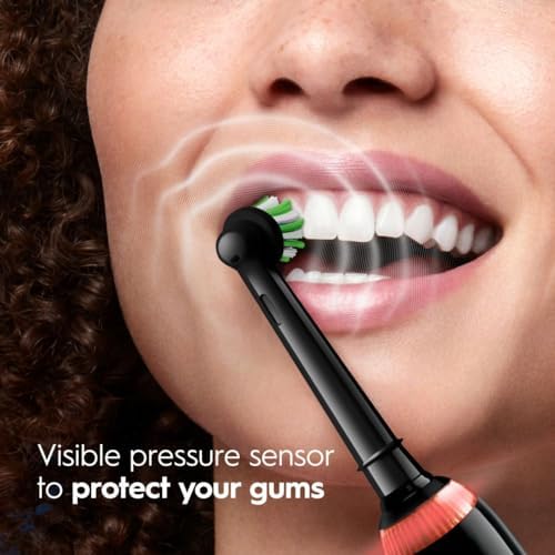 Oral-B Genius X Limited Rechargeable Electric Toothbrush with 1 Replacement Brush Head, Travel Case, Midnight Black