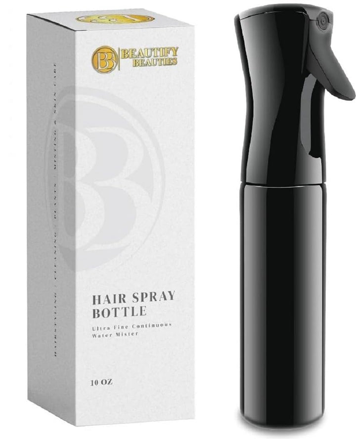 Continuous Mister Spray Bottle | 18.6oz Clear Hair & Plant Care