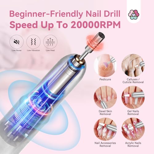 Saviland Acrylic Nail Kit for Beginners: Keratin Acrylic Powder Castor Oil Vitamin E Gel Nail Polish Primer 180W Nail Lamp Nail Drill Full Tools Everything Home Starters