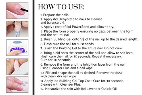 IBD Building Gel, Hard Gel Nail Extension, Top Coat, 0.5 oz