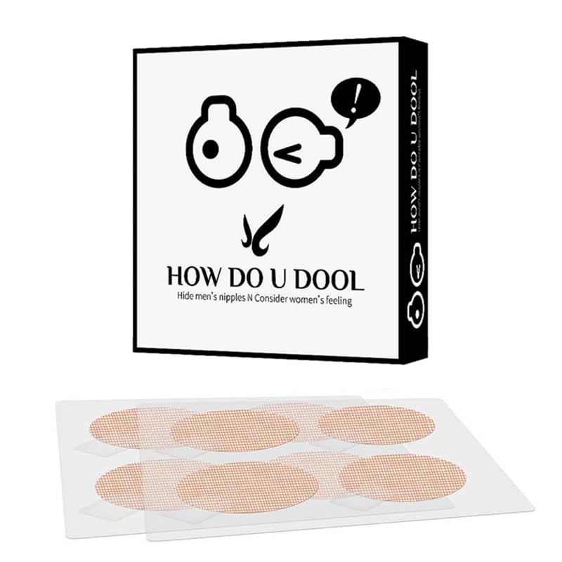 2XK-NOV Men's Nipple Cover Specially for Running - Value Pack(104 Pieces), Disposable Nipple Covers Stickers for Jogging and Marathon - 3cm Anti-Chafing Nipple Patch - Water- Resistant Nipple Guards