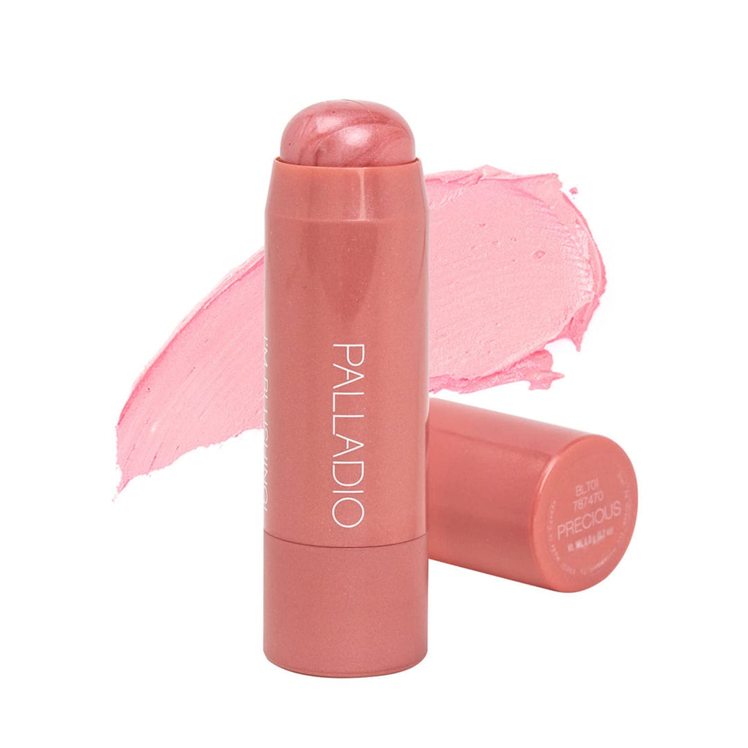 Palladio I'm Blushing 2-in-1 Cheek and Lip Tint, Buildable Lightweight Cream Blush, Sheer Multi Stick Hydrating formula, All day