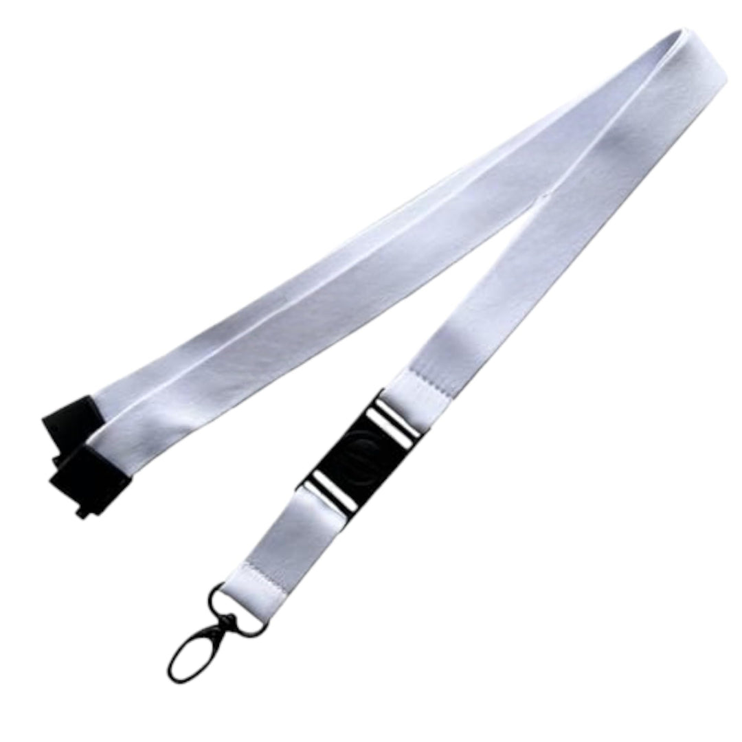 AllStyle By Patel Premium Compatible Lanyard for Keys Neck Strap Keychain for Phones Bags Keys Cell Phones Bags Accessories (White)