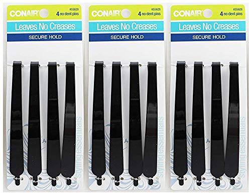 Conair Crease-Less Secure Hold Hair Clip (Pack of 4) 55628