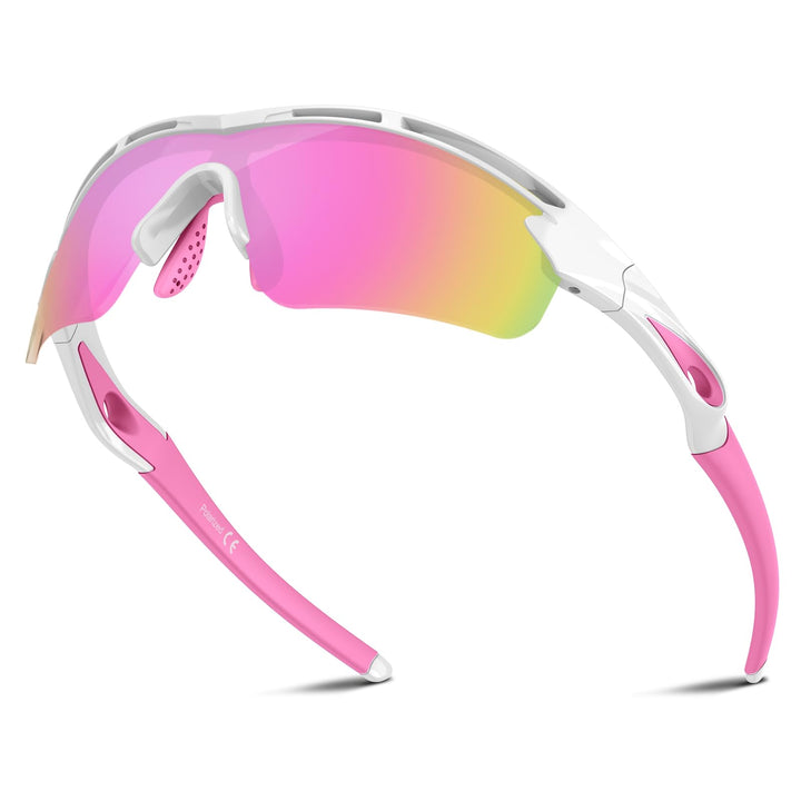 Polarized Sports Sunglasses for Men Women Youth Baseball Cycling Running Driving Fishing Tennis Golf Motor TAC UV400 TR90