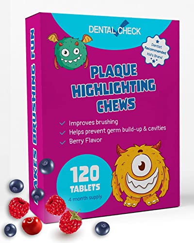 Lingito Plaque/Dental Disclosing Tablets, A Teeth Coloring Tablets Plaque Finder Solution to Effectively Remove Plaque and Tartar Buildup, Improves Oral Care (4 Month Supply - 120 Pack)