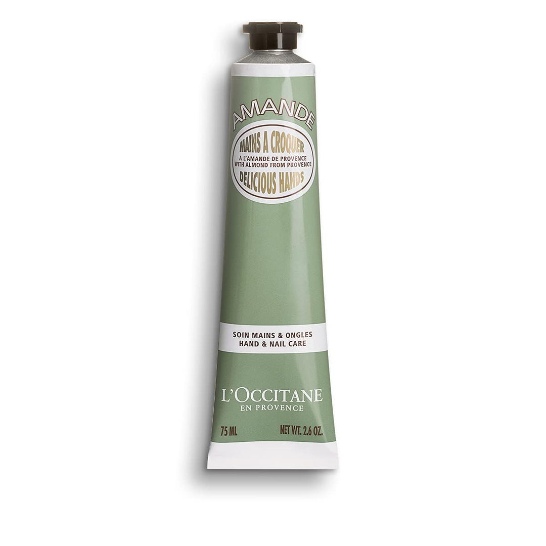 L'Occitane Almond Delicious Hand & Nail Cream: Soften Hands & Cuticles With Irresistible Almond Scent, Moisturizing, Infused Wit