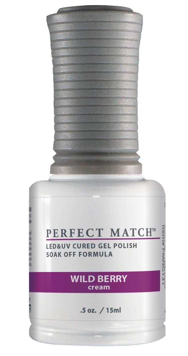 Lechat Perfect Match Gel Polish, Wild Berry, 0.5 Fl Oz (Pms131)