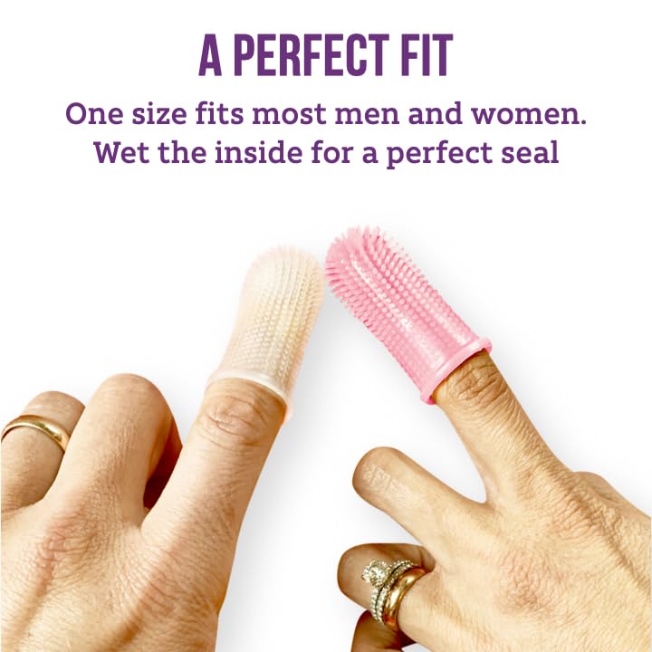 Baby Toothbrush, 360 Degree Bristle Silicone Baby Toothbrush 6 to 12 Months, and Toddler Toothbrushes 1-2, Set of 2 - Blue