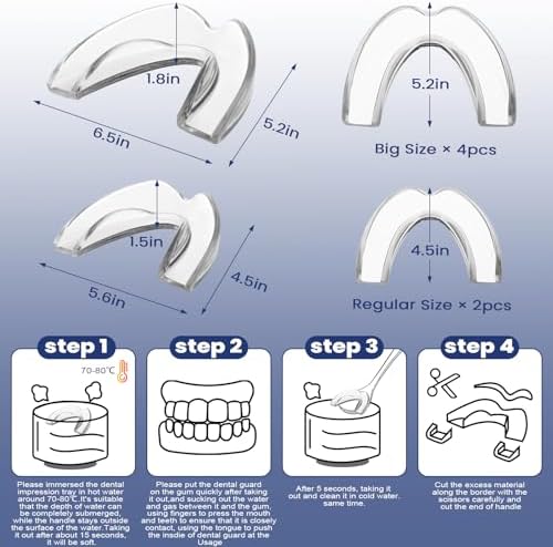 Anti Grinding Guard,Mouth Guard for Grinding Teeth at Night,Night Guards for Teeth Grinding for Adults