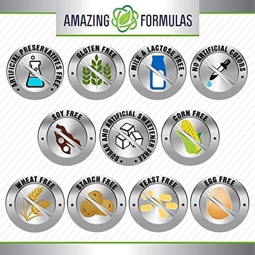 Amazing Formulas Calcium Citrate 1000 Mg | Tablets | Supplement for Men & Women | Non-GMO | Gluten Free | Made in USA (2 Pack, 240 Count)