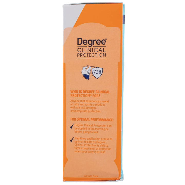 Degree Clinial Protection Deodorant Stick, Summer Strength, 1.7 oz