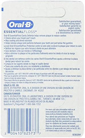 Oral-B 54 Yards Floss Essential Mint Wax (6 Pack)