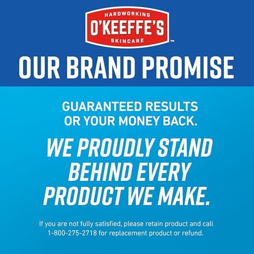 O'Keeffe's for Healthy Feet Foot Cream; 3.0 Ounce Tube and O'Keeffe's for Healthy Feet Night Treatment Foot Cream; 3.0 Ounce Tube; Relieves Extremely Dry; Cracked Feet