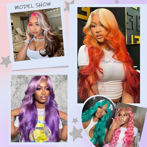 30 Inch 613 Lace Front Wig Human Hair 220 Density 13x6 Body Wave HD Lace Front Wigs Human Hair Pre Plucked Blonde Wig Human Hair 10A HD Lace Frontal Wig 13x6 Glueless Wigs Human Hair for Women
