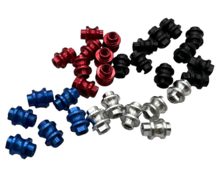 August Engineering Aluminum (Pair) Replacement Barrel Spacer Stand Off for Benchmade Bugout 535 & Mini Bugout 533 Knife not Included (Red)