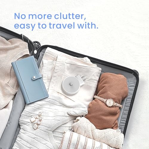 2-in-1 Wall Charger for Oral-B Braun Electric Toothbrush, 3-Port US Plug Charger Base for Oral B Genius Pro Smart Vitality Kids io2 io3 io4 io5 io6 Serie, IPX5, White