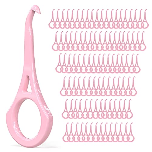 ARGOMAX - Aligner Removal Tool, 100 Retainer Remover Tool, Invisible Braces Removal Tools, Suitable for Removing Braces, Trays, Retainers, Dentures and Aligners(Pink).