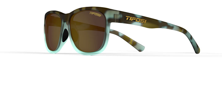 Tifosi Optics Swank XL Sunglasses (Blue Tortoise, Brown Lens)