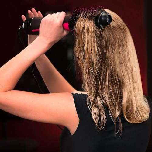 2024 New 4 in 1 Styling Tools Blow Dryer With Aluminum Sheet Oval Barrel, Hair Dryer and Styler Volumizer, Hot Air Brush Straightener for All Hair Types