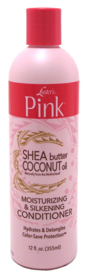 Lusters Pink Shea Butter 12 Ounce Coconut Oil Moist Conditioner (354Ml) (2 Pack)