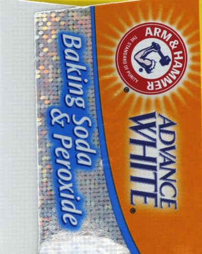 Arm & Hammer Advance Toothpaste Baking Soda Peroxide Tartar Control, White, 6 Ounce