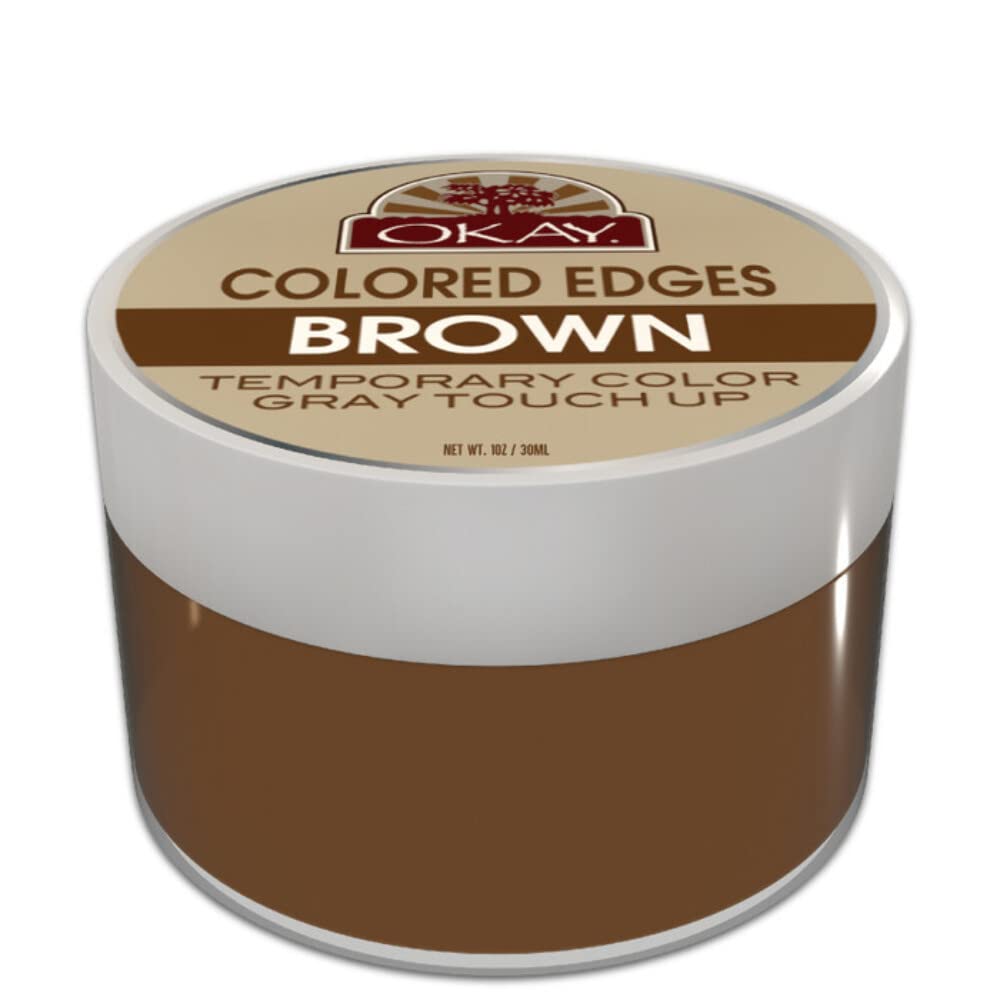 Okay Colored Edges, Brown, 1 Ounce