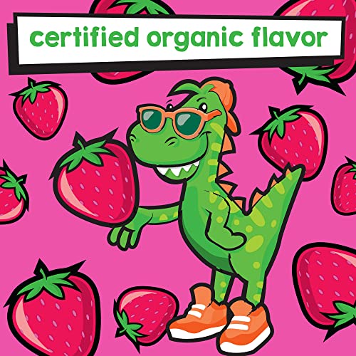 TheraBreath Kids Mouthwash with Fluoride, Organic Strawberry Splash, Anticavity, Dentist Formulated, 16 Fl Oz