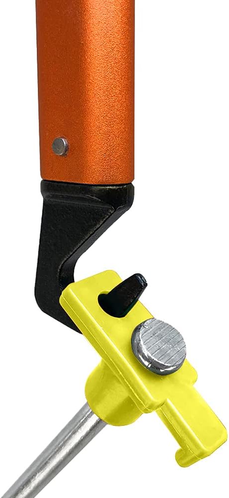 ABCCANOPY Tent Stakes 16" Camping Tent Stakes, 10pc-Pack (Yellow)