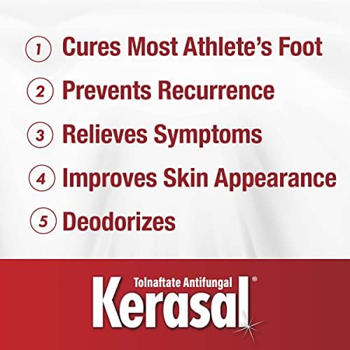 Kerasal 5-in-1 Athlete's Foot Silky Clear Gel, 0.42 oz