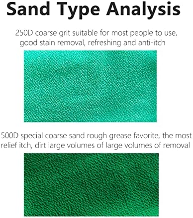 Exfoliating Back Scrubber, Body Back Scrubber Towel for Shower, Bath Wash Scrub Cloth Washcloth Washer for Men Women Exfoliation, Body Scrubbing Brush Exfoliator 500D