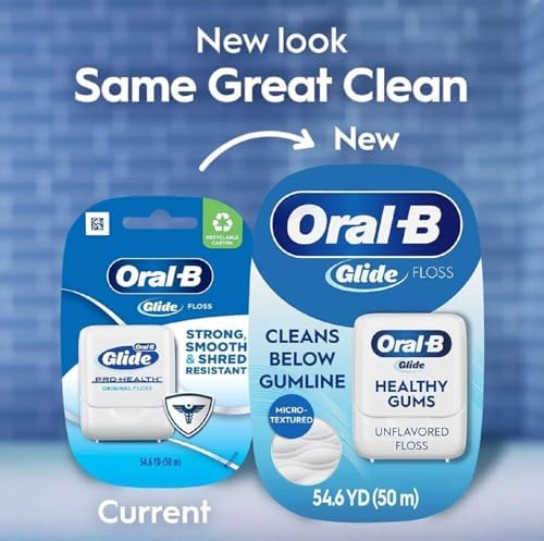 Oral B Glide Pro-Health, Healthy Gums, 54.7 yd (Pack of 2)