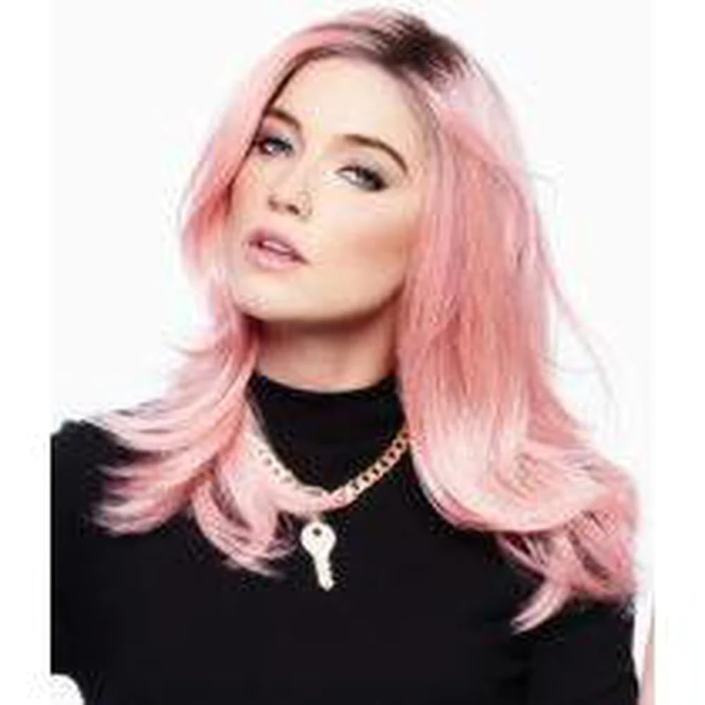 Hairdo Pinky Promise Wig New Heat Friendly Fiber And Rooted Pink Color
