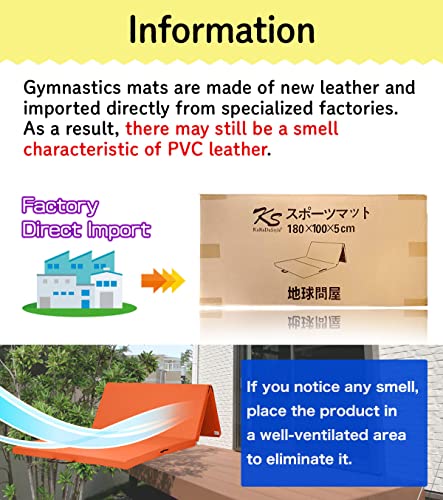 KaRaDaStyle Gymnastics Mat Folding Stretch Mats 71"x39"x2" Exercise Muscle Training Children Play Horizontal Bar Mat Yoga Sports Soundproof Home Use (Yellow/4-fold)
