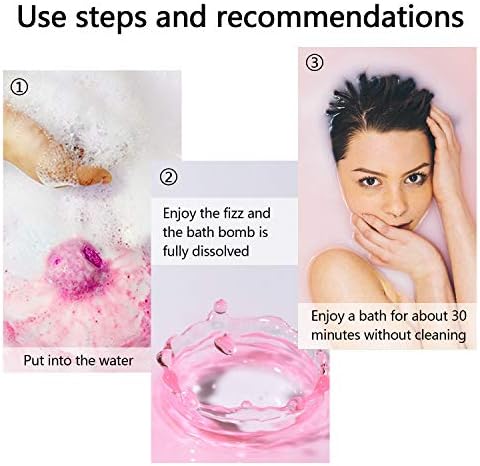 Bath Bombs Gift Set, 50 Handmade Bulk Bath Bombs for Kids, Women, Men, Wonderful Fizz Effect Bath Gift for Valentine's Day, Christmas & Any Anniversaries