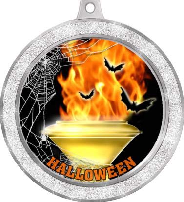 Crown Awards Halloween Medals, Halloween Torch Medals, Halloween Themed Prizes 5 Pack Prime