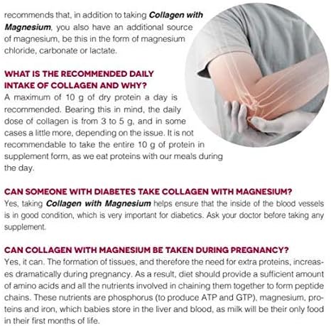 Ana Maria Lajusticia -- 3 Pack High Absorption Collagen Pills with Magnesium. Healthy Skin, Nails, Hair and Ligaments. Natural Supplement, 450 Tablets.