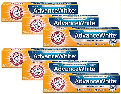 Arm & Hammer Advance White Extreme Whitening Toothpaste - 6 Oz (Pack of 6)