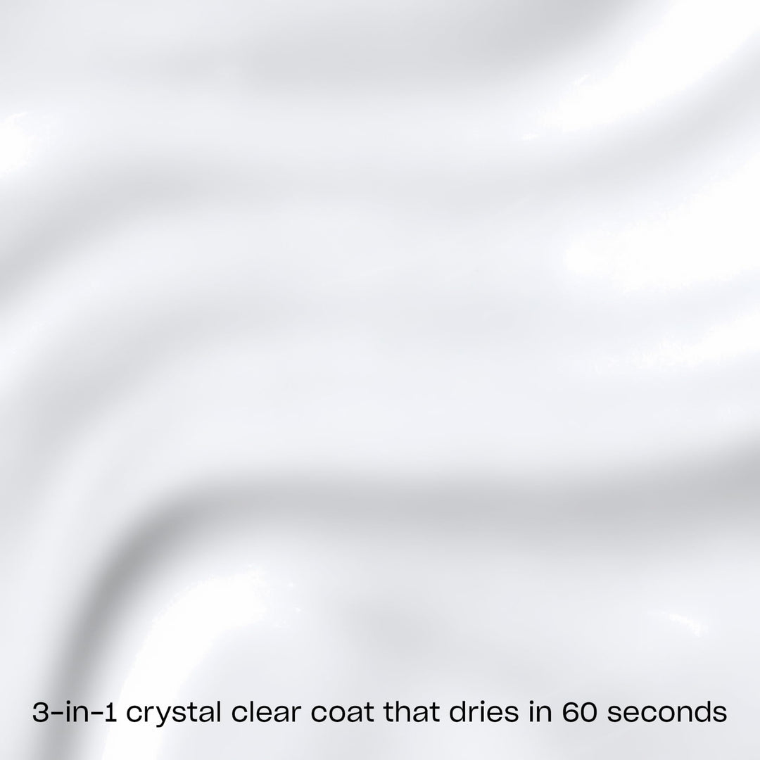 OPI RapiDry Clearly Fast Clear Coat | 3-in-1 Quick Drying Top Coat, Base Coat, Glossy Nail Topper | Vegan, Smudge Proof, Fast Drying