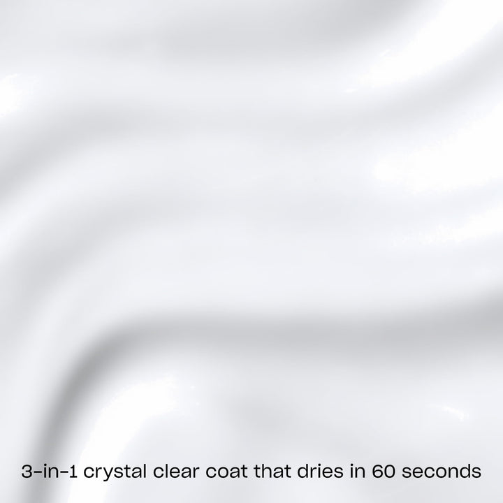 OPI RapiDry Clearly Fast Clear Coat | 3-in-1 Quick Drying Top Coat, Base Coat, Glossy Nail Topper | Vegan, Smudge Proof, Fast Drying