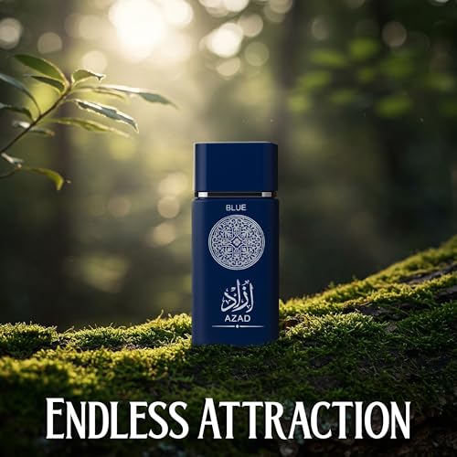 AZAD BLUE & Sarah Chocolate Musk Men's Cologne Set | 2-in-1 Oceanic & Gourmet Perfume Gift for Men | Fresh Sea Lavender & Creamy Sarah Chocolatelate Scent | Long-Lasting Eau de Parfum Fragrance