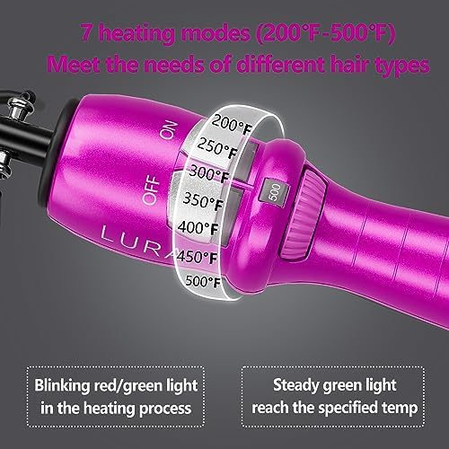 200-500°F Pink Hot Comb:Electric Hot Comb for Lace Front Wigs,Electric Pressing Combs for Black Hair,Electric Straightening Comb for African American Hair,