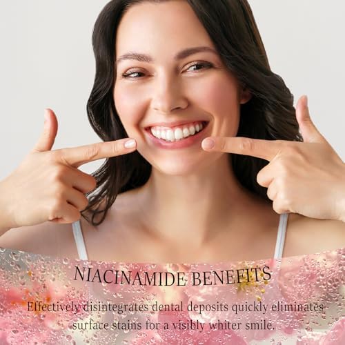 2PCS Niacinamide Whitening Toothpaste-Probiotic Whitening Toothpaste, Intense Triple Whiten, Fluoride-Free, Gentle Mint, Breath Freshening (2pcs)