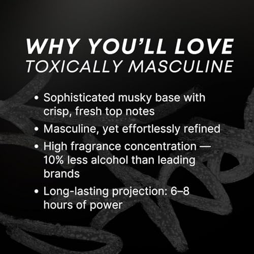 Toxically Masculine - Pheromone Infused Eau de Cologne (100 ml)