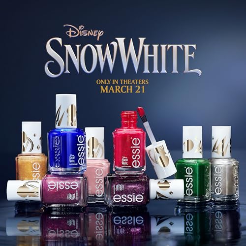 essie salon-quality nail polish vegan, Disney's Snow White, green, seize the crown, 0.46 fl oz