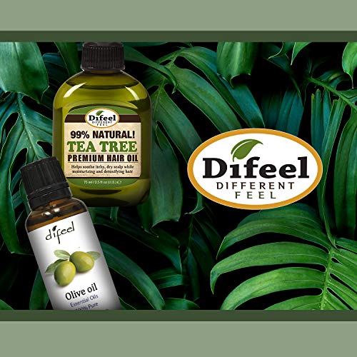 Difeel Hand Cream with Olive Oil with Vitamin E, Natural Oil and Botanical Extracts 1.5 Ounce