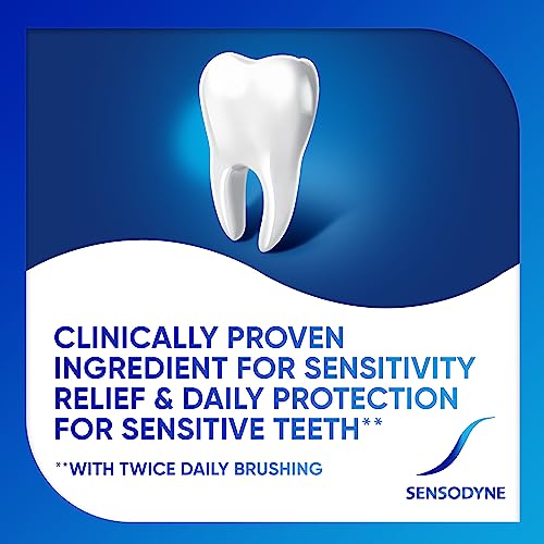 Sensodyne Repair and Protect Whitening Toothpaste, Toothpaste for Sensitive Teeth and Cavity Prevention, 3.4 oz (Pack of 2)